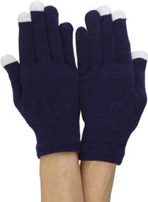 img 1 attached to 🧤 Stay Warm and Stylish with ToBeInStyle Assorted Acrylic Magic Gloves