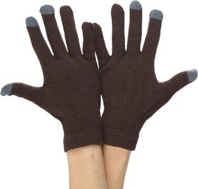 img 2 attached to 🧤 Stay Warm and Stylish with ToBeInStyle Assorted Acrylic Magic Gloves