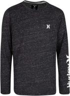 👕 hurley boys' long sleeve essential t-shirt logo