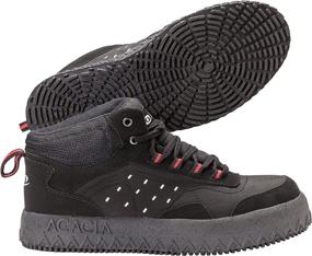 img 1 attached to Acacia Bullet Shoes Broomball Black Men's Shoes