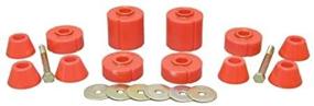 img 2 attached to 🚗 Enhance Your Ride: Prothane 7-104 Red Body and Standard Cab Mount Bushing Kit - 12 Piece