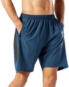 img 4 attached to HMIYA Workout Running Training Pockets Men's Clothing in Active