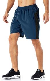 img 3 attached to HMIYA Workout Running Training Pockets Men's Clothing in Active