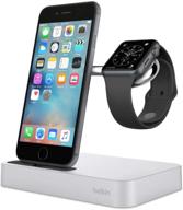 belkin заряд iphone зарядное серебро логотип