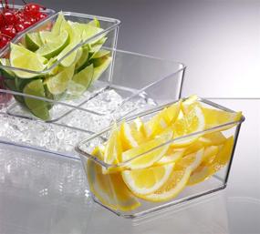 img 1 attached to 🍯 Clear Condiment Bar - Prodyne SB 6