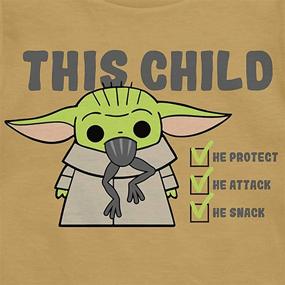 img 3 attached to 👕 STAR WARS Boys Toddler T-Shirt: Baby Yoda Fashion Shirt & More - Darth Vader, C3PO, Storm Trooper!