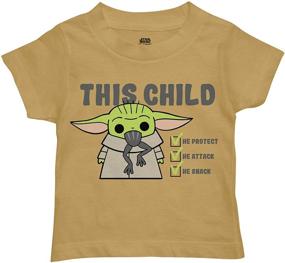 img 4 attached to 👕 STAR WARS Boys Toddler T-Shirt: Baby Yoda Fashion Shirt & More - Darth Vader, C3PO, Storm Trooper!