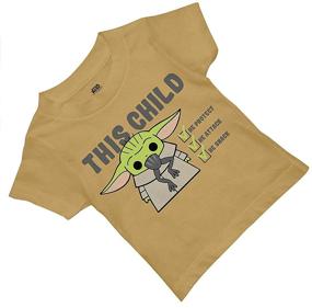 img 2 attached to 👕 STAR WARS Boys Toddler T-Shirt: Baby Yoda Fashion Shirt & More - Darth Vader, C3PO, Storm Trooper!