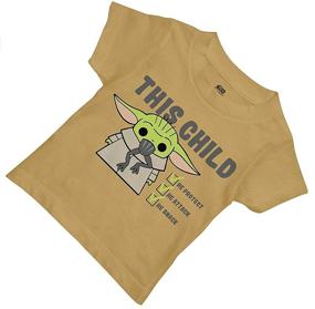 img 1 attached to 👕 STAR WARS Boys Toddler T-Shirt: Baby Yoda Fashion Shirt & More - Darth Vader, C3PO, Storm Trooper!