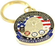 🎖️ patriotic american warriors: military keychains that honor our heroes logo