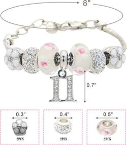 img 1 attached to 🎉 Unique 11th Birthday Bracelet and Necklace for Girls: Perfect Gift Ideas for 11 Year Old Daughters