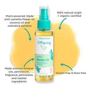 img 3 attached to 👶 Offspring Baby Wonder Oil: Soothe and Moisturize Delicate Skin with a Luxurious Velvety Feel