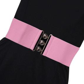 img 2 attached to Ro Rox Vintage Retro Elasticated Women's Accessories for Belts