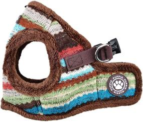 img 2 attached to 🐾 Puppia Crayon Harness B X-Large Brown: Sturdy and Stylish Dog Vest for Ultimate Safety and Comfort