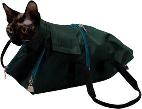 img 1 attached to 🐱 Premium Cat Restraint Bag for After Surgery, Grooming, and Carrying – Made in Europe with High-Quality Fabrics