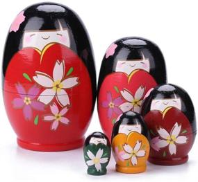 img 4 attached to Konrisa Matryoshka Japanese Education Decoration