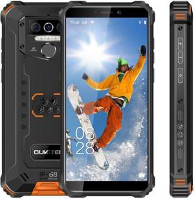 img 4 attached to OUKITEL WP5 Pro: Unlocked Rugged Cell 🔋 Phone with 8000mAh Battery, 4GB+64GB ROM, and Android 10