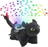 🌈 pillow pets nbc universal how to train your dragon toothless sleeptime lite 11" stuffed animal plush toy: rainbow sleep time companion logo