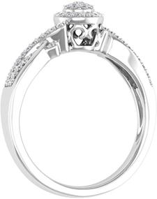 img 3 attached to 10K Gold 0.25 Carat Round Diamond Engagement Ring