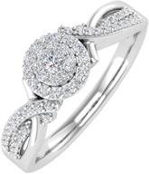 10k gold 0.25 carat round diamond engagement ring logo