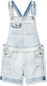 img 2 attached to 👖 Lucky Brand Girls' Shortall - Stylish and Comfortable Clothing for Young Girls