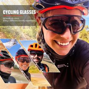 img 3 attached to KAPVOE Photochromic Cycling Sunglasses for Men and Women - MTB Mountain Bike Bicycle