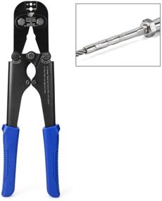 img 4 attached to IWISS IWS-2316R: The Ultimate Heavy Duty Cable Railing Swage Tool for Stainless Steel Wire Rope Tensioners