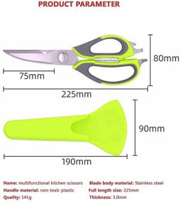 img 1 attached to Detachable Stainless Multi Function Scissors Vegetables