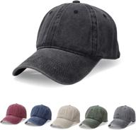 🧢 washed retro baseball caps: vibrant solid color collection for both men and women - adjustable dad's hat in 1pcs, 3pcs, and 6pcs options logo