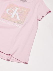 img 2 attached to Calvin Klein Girls Flippable Sequin Girls' Clothing for Tops, Tees & Blouses