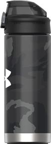 img 2 attached to 🚰 Under Armour 16oz Protégé Water Bottle: Stainless Steel, Vacuum Insulated, Leak Resistant Lid, Ideal for Kids & Adults, All Sports, Gym, Camping, Fits Bike Holder