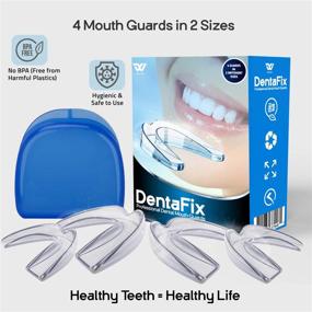 img 2 attached to 🦷 USA Designed Wallerr Professional Dental Guards – Set of 4 - Custom Fit Teeth Grinding Mouth Guards for Regular & Heavy Duty Protection