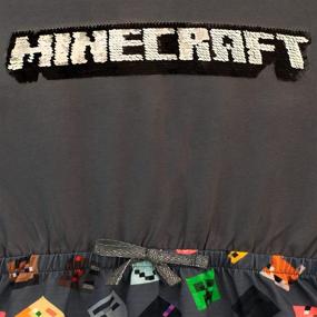 img 3 attached to Minecraft Girls Dress Size Grey Girls' Clothing