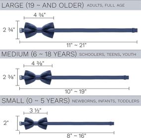 img 1 attached to 👔 Boys' Accessories: Classic Pre-Tied Bow Tie for Style and Elegance