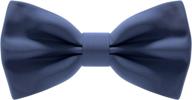 👔 boys' accessories: classic pre-tied bow tie for style and elegance logo