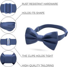 img 3 attached to 👔 Boys' Accessories: Classic Pre-Tied Bow Tie for Style and Elegance