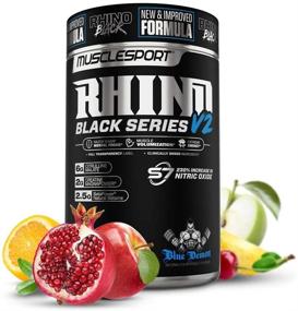 img 4 attached to Rhino Black® Pre Workout Preworkout Sports Nutrition