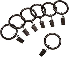 img 4 attached to AmazonBasics Curtain Clip Rings Bronze