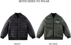 img 1 attached to 🧥 QLZ Puffer Jacket: Stylish Camouflage Double-Sided Boys' Clothing for Jackets & Coats