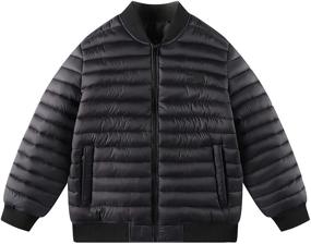 img 3 attached to 🧥 QLZ Puffer Jacket: Stylish Camouflage Double-Sided Boys' Clothing for Jackets & Coats