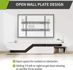 img 2 attached to 📺 Low Profile Tilting TV Wall Mount Bracket for 37-82 Inch LCD OLED Flat Screen Curved TVs - Fits 16-24'' Studs, VESA up to 600x400mm - Easy Installation with All Hardware Included (APPSLTK2)