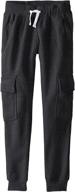 👖 optimized southpole boys' active basic fleece jogger pants логотип