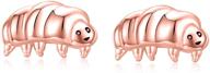 earrings sterling tardigrade creature christmas girls' jewelry logo