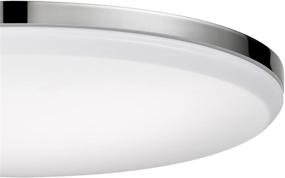 img 3 attached to 💡 Globe Electric Ellington LED Flush Mount Ceiling Light: Chrome Finish, Frosted Shade, Energy Star Certified, Ultra Slim Design