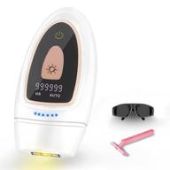 laser hair removal for women: 999,999 flashes ipl device for permanent at-home hair removal - painless hair remover for armpits, legs, arms, bikini line, and facial hair logo