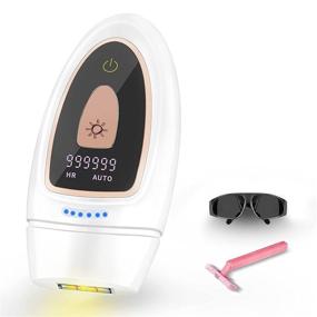 img 4 attached to Laser Hair Removal for Women: 999,999 Flashes IPL Device for Permanent At-Home Hair Removal - Painless Hair Remover for Armpits, Legs, Arms, Bikini Line, and Facial Hair