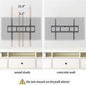 img 1 attached to 📺 Gibbon Mounts Fixed TV Wall Mounts - Low Profile Bracket for 42-100" LED/LCD Flat Screen TVs, Ultra Slim Design, Supports up to 220lbs