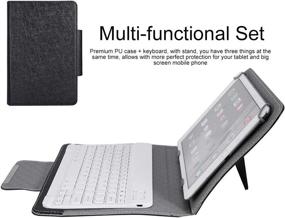 img 3 attached to 🔒 Nikou 10 Inch Keyboard Case: The Ultimate Protective Tablet Accessory