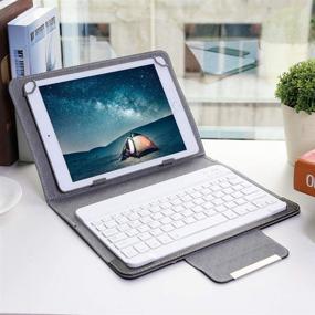 img 1 attached to 🔒 Nikou 10 Inch Keyboard Case: The Ultimate Protective Tablet Accessory