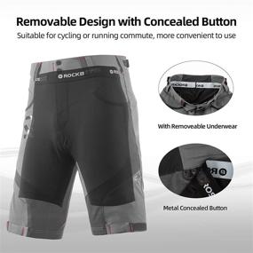 img 3 attached to ROCK BROS Mountain Shorts Cycling Sports & Fitness